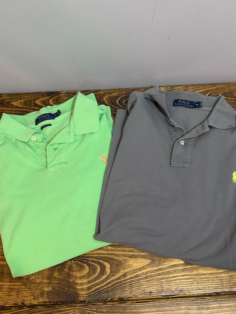 2 100% cotton Polo Ralph Lauren Polo Tee’s Size XL